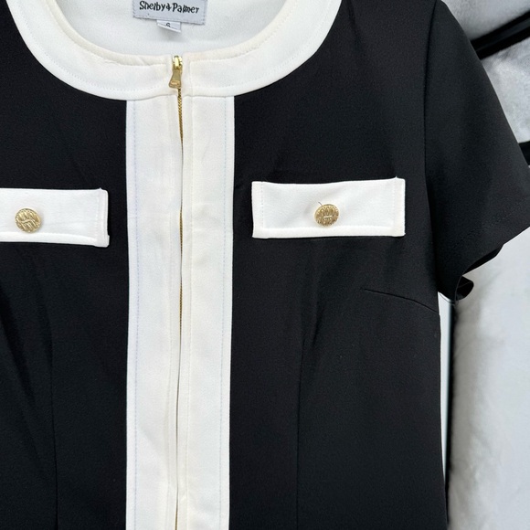 Shelby & Palmer Black and White Dress - Picture 3 of 12